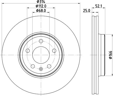 Pagid 55829HC - Bremžu diski autodraugiem.lv