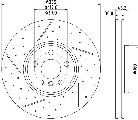 Pagid 56171HC - Bremžu diski autodraugiem.lv