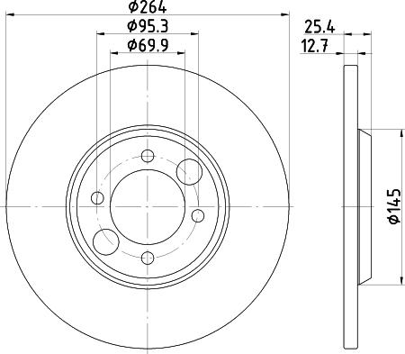 Pagid 51401 - Bremžu diski autodraugiem.lv
