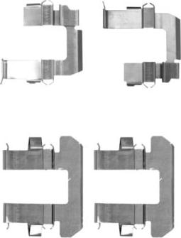Pagid K0444 - Piederumu komplekts, Disku bremžu uzlikas autodraugiem.lv