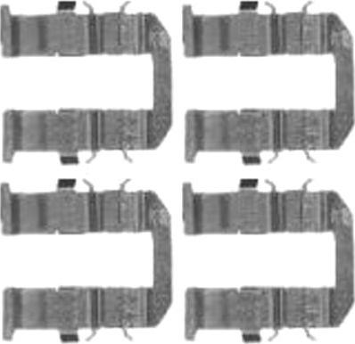 Pagid K0440 - Piederumu komplekts, Disku bremžu uzlikas autodraugiem.lv