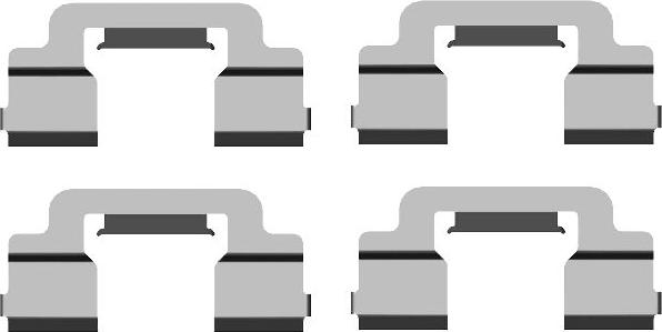 Pagid K0176 - Piederumu komplekts, Disku bremžu uzlikas autodraugiem.lv