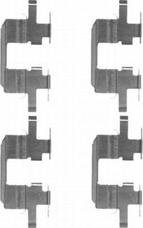 Pagid K0304 - Piederumu komplekts, Disku bremžu uzlikas autodraugiem.lv