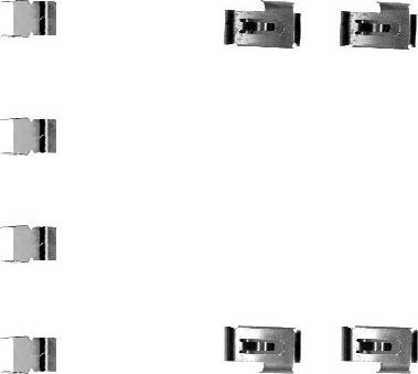 Pagid K0284 - Piederumu komplekts, Disku bremžu uzlikas autodraugiem.lv