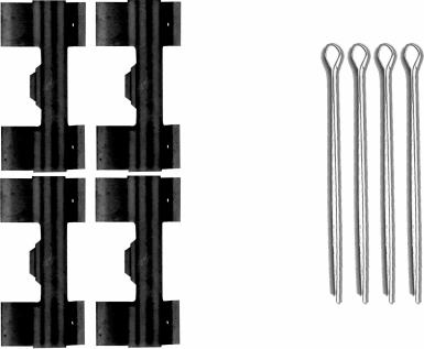 Pagid K0743 - Piederumu komplekts, Disku bremžu uzlikas autodraugiem.lv