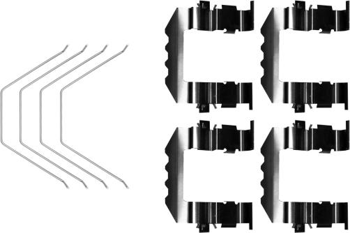 Pagid K0726 - Piederumu komplekts, Disku bremžu uzlikas autodraugiem.lv