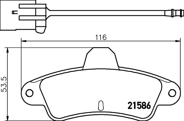 Pagid T9026 - Bremžu uzliku kompl., Disku bremzes autodraugiem.lv