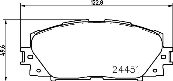 Pagid T2131 - Bremžu uzliku kompl., Disku bremzes autodraugiem.lv