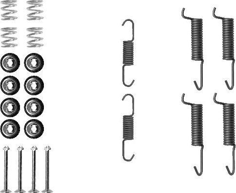 Pagid X0171 - Piederumu komplekts, Stāvbremzes mehānisma bremžu loks autodraugiem.lv