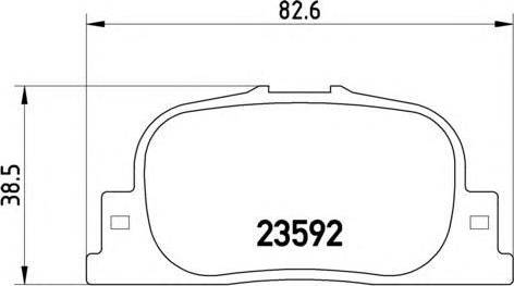 Parts-Mall PKF-018 - Bremžu uzliku kompl., Disku bremzes autodraugiem.lv