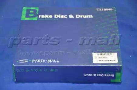 Parts-Mall PRA-039 - Bremžu diski autodraugiem.lv