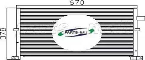 Parts-Mall PXNC2-015 - Kondensators, Gaisa kond. sistēma autodraugiem.lv