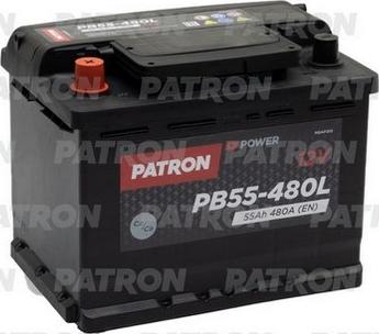 Patron PB55-480L - Startera akumulatoru baterija autodraugiem.lv