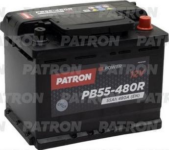 Patron PB55-480R - Startera akumulatoru baterija autodraugiem.lv