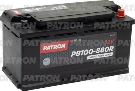 Patron PB100-880R - Startera akumulatoru baterija autodraugiem.lv