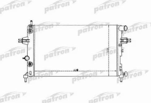 Patron PRS3335 - Radiators, Motora dzesēšanas sistēma autodraugiem.lv