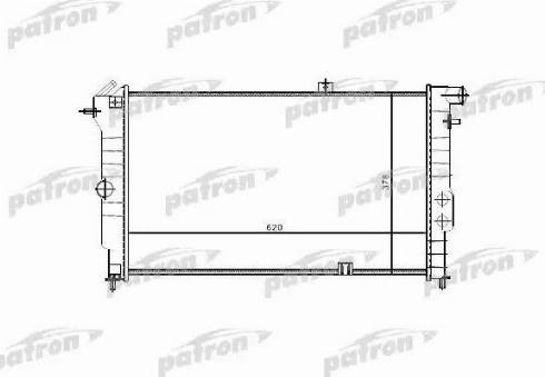 Patron PRS3330 - Radiators, Motora dzesēšanas sistēma autodraugiem.lv