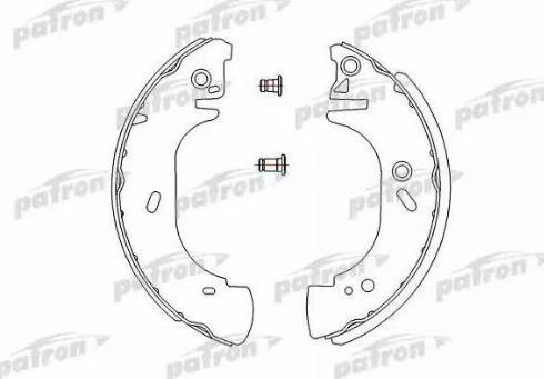Patron PSP541 - Bremžu loku komplekts autodraugiem.lv