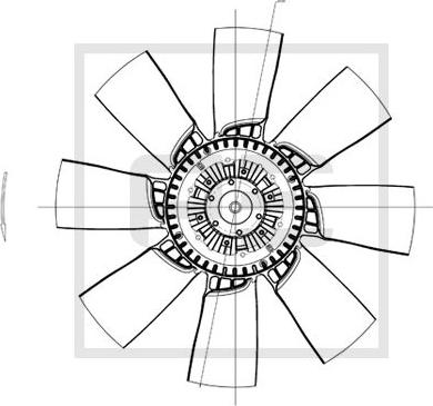 PE Automotive 120.551-00A - Ventilatora darba rats, Motora dzesēšanas sistēma autodraugiem.lv