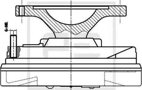 PE Automotive 120.552-00A - Sajūgs, Radiatora ventilators autodraugiem.lv