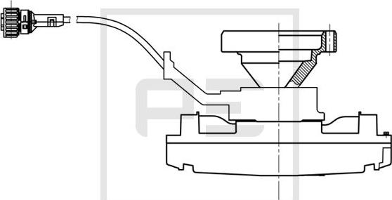 PE Automotive 250.153-00A - Sajūgs, Radiatora ventilators autodraugiem.lv