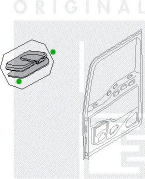 PE Automotive 2141-08865-0462-05 - Rampas spogulis autodraugiem.lv