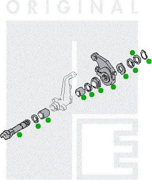 PE Automotive 2311-08987-0277-01 - Bremžu vārpsta autodraugiem.lv