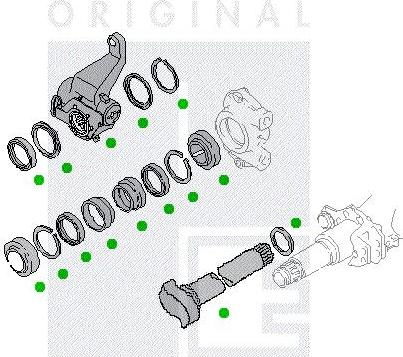 PE Automotive 2313-11442-0264-01 - Bremžu vārpsta autodraugiem.lv