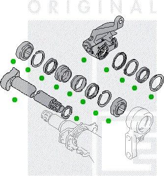 PE Automotive 2313-08987-0267-02 - Bremžu vārpsta autodraugiem.lv
