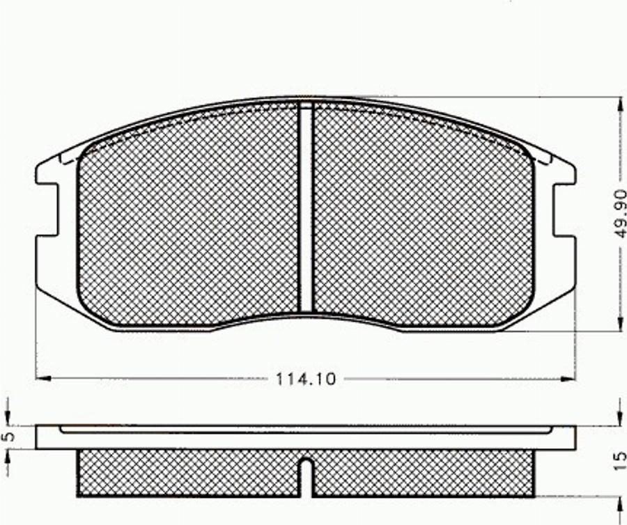 Pex 7145 - Bremžu uzliku kompl., Disku bremzes autodraugiem.lv