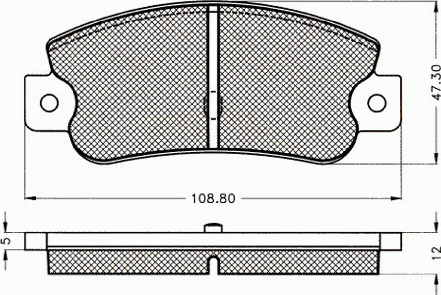 Pex 7310 - Bremžu uzliku kompl., Disku bremzes autodraugiem.lv