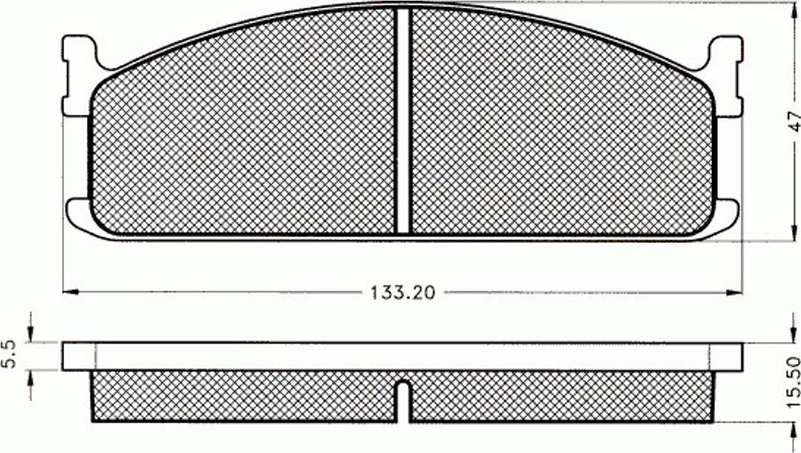 Pex 7312 - Bremžu uzliku kompl., Disku bremzes autodraugiem.lv