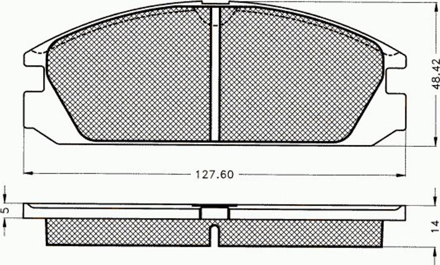 Pex 7325 - Bremžu uzliku kompl., Disku bremzes autodraugiem.lv