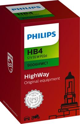 PHILIPS 9006HWC1 - Kvēlspuldze, Tālās gaismas lukturis autodraugiem.lv