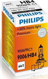 PHILIPS 9006PRC1 - Kvēlspuldze, Tālās gaismas lukturis autodraugiem.lv