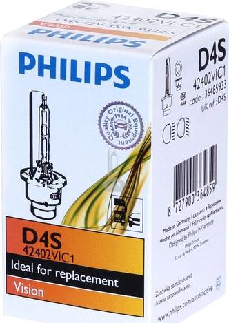 PHILIPS 42402VI - Kvēlspuldze, Pamatlukturis autodraugiem.lv