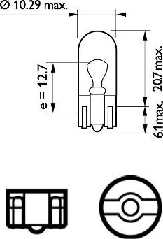 PHILIPS 12961XVPB2 - Kvēlspuldze, Pagriezienu signāla lukturis autodraugiem.lv