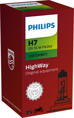 PHILIPS 12972HWC1 - Kvēlspuldze, Tālās gaismas lukturis autodraugiem.lv