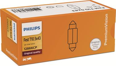 PHILIPS 12866CP - Kvēlspuldze, Numura apgaismojuma lukturis autodraugiem.lv