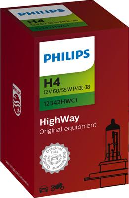 PHILIPS 12342HWC1 - Kvēlspuldze, Tālās gaismas lukturis autodraugiem.lv