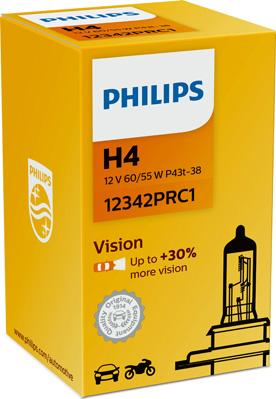 PHILIPS 12342PRC1 - Kvēlspuldze, Tālās gaismas lukturis autodraugiem.lv