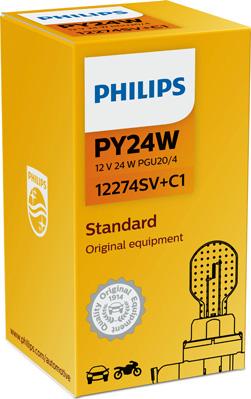 PHILIPS 12274SV+C1 - Kvēlspuldze, Pagriezienu signāla lukturis autodraugiem.lv