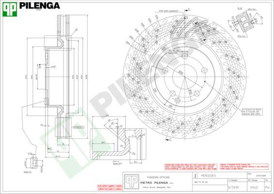 Pilenga V942 - Bremžu diski autodraugiem.lv