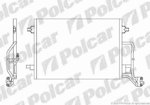 Polcar 9549K81X - Kondensators, Gaisa kond. sistēma autodraugiem.lv