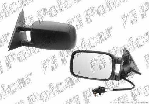 Polcar 9546521M - Ārējais atpakaļskata spogulis autodraugiem.lv