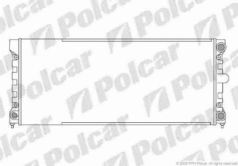 Polcar 954608-3 - Radiators, Motora dzesēšanas sistēma autodraugiem.lv