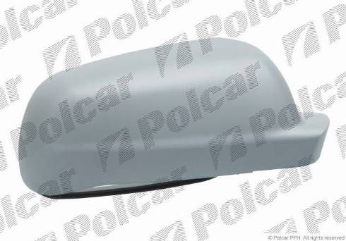 Polcar 9541551PE - Spoguļstikls, Ārējais atpakaļskata spogulis autodraugiem.lv