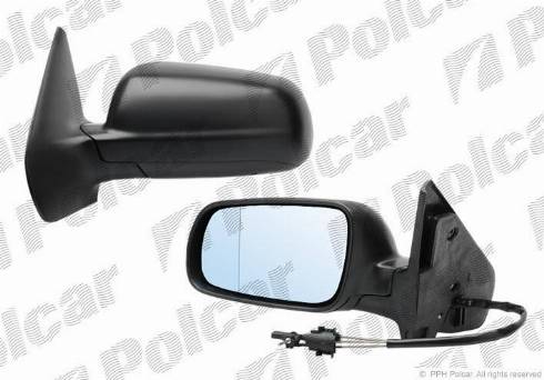 Polcar 9541513M - Ārējais atpakaļskata spogulis autodraugiem.lv