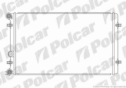 Polcar 954108-5 - Radiators, Motora dzesēšanas sistēma autodraugiem.lv