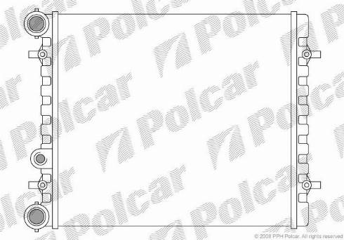 Polcar 954108A1 - Radiators, Motora dzesēšanas sistēma autodraugiem.lv
